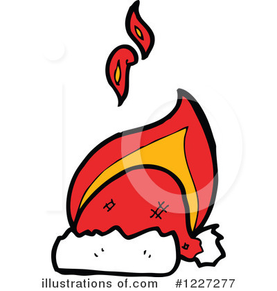 Royalty-Free (RF) Santa Hat Clipart Illustration by lineartestpilot - Stock Sample #1227277