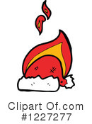 Santa Hat Clipart #1227277 by lineartestpilot