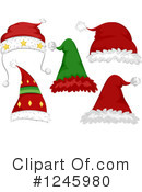 Santa Hat Clipart #1245980 by BNP Design Studio