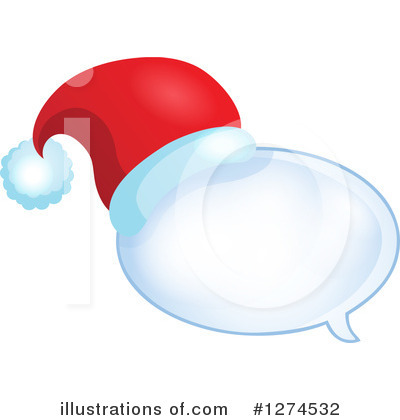 Royalty-Free (RF) Santa Hat Clipart Illustration by visekart - Stock Sample #1274532