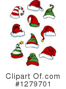 Santa Hat Clipart #1279701 by Vector Tradition SM