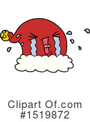 Santa Hat Clipart #1519872 by lineartestpilot