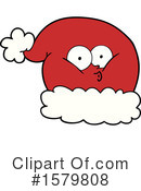 Santa Hat Clipart #1579808 by lineartestpilot