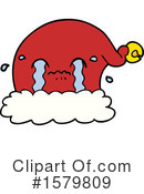 Santa Hat Clipart #1579809 by lineartestpilot