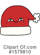 Santa Hat Clipart #1579810 by lineartestpilot