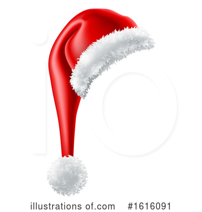 Santa Hat Clipart #1616091 by AtStockIllustration