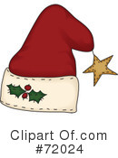 Santa Hat Clipart #72024 by inkgraphics