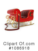 Santas Sleigh Clipart #1086918 by BNP Design Studio
