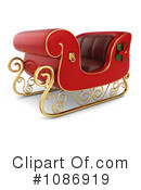 Santas Sleigh Clipart #1086919 by BNP Design Studio