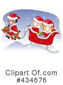 Santas Sleigh Clipart #434676 by BNP Design Studio