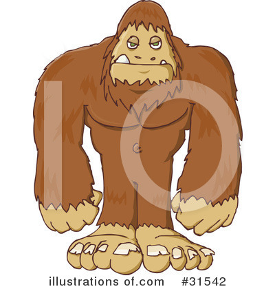 Bigfoot Clipart #31542 by PlatyPlus Art