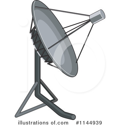 Satellite Dish Clipart #1144939 by patrimonio
