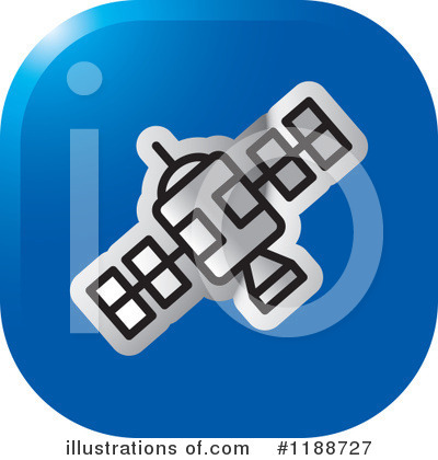 Royalty-Free (RF) Satellite Clipart Illustration by Lal Perera - Stock Sample #1188727