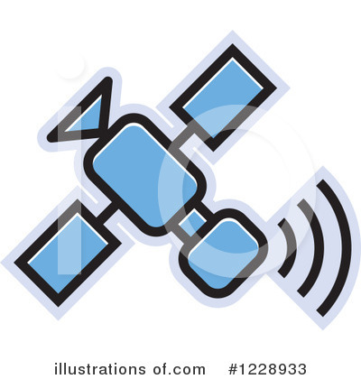 Royalty-Free (RF) Satellite Clipart Illustration by Lal Perera - Stock Sample #1228933