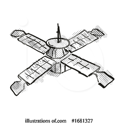 Royalty-Free (RF) Satellite Clipart Illustration by patrimonio - Stock Sample #1681327