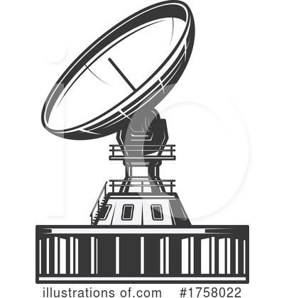 Royalty-Free (RF) Satellite Clipart Illustration by Vector Tradition SM - Stock Sample #1758022