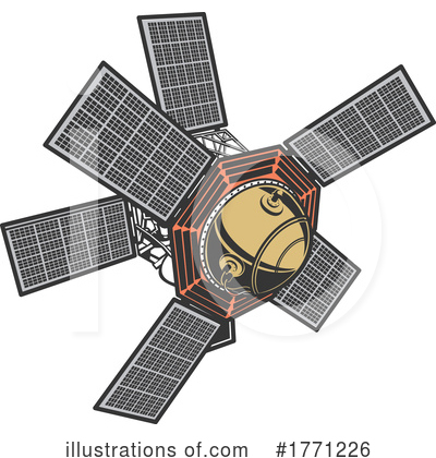 Royalty-Free (RF) Satellite Clipart Illustration by Vector Tradition SM - Stock Sample #1771226
