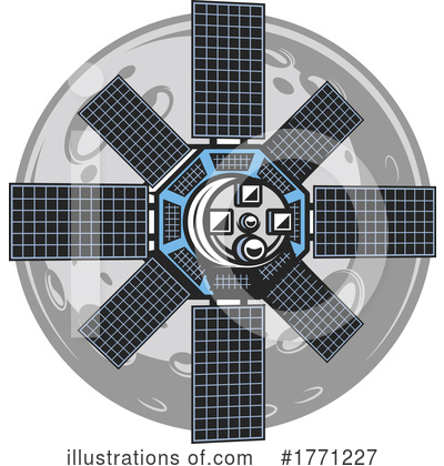 Royalty-Free (RF) Satellite Clipart Illustration by Vector Tradition SM - Stock Sample #1771227