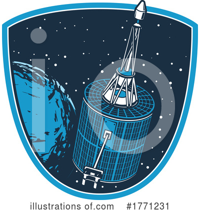 Royalty-Free (RF) Satellite Clipart Illustration by Vector Tradition SM - Stock Sample #1771231
