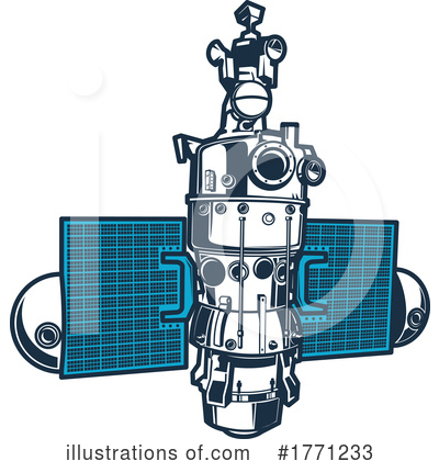 Royalty-Free (RF) Satellite Clipart Illustration by Vector Tradition SM - Stock Sample #1771233