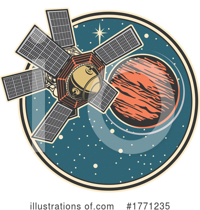 Royalty-Free (RF) Satellite Clipart Illustration by Vector Tradition SM - Stock Sample #1771235