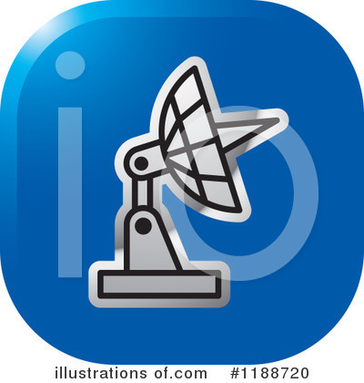 Royalty-Free (RF) Satellite Dish Clipart Illustration by Lal Perera - Stock Sample #1188720