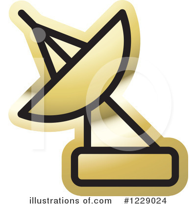 Satellite Clipart #1229024 by Lal Perera