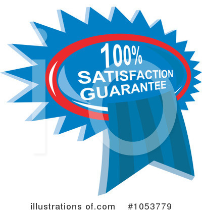 Royalty-Free (RF) Satisfaction Guarantee Clipart Illustration by patrimonio - Stock Sample #1053779