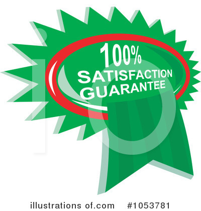 Royalty-Free (RF) Satisfaction Guarantee Clipart Illustration by patrimonio - Stock Sample #1053781