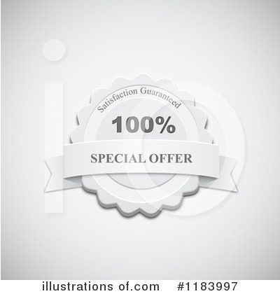 Royalty-Free (RF) Satisfaction Guaranteed Clipart Illustration by vectorace - Stock Sample #1183997