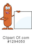 Sausage Character Clipart #1294050 by Hit Toon