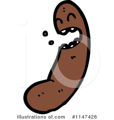 Royalty-Free (RF) Sausage Clipart Illustration by lineartestpilot - Stock Sample #1147426