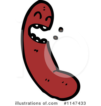 Royalty-Free (RF) Sausage Clipart Illustration by lineartestpilot - Stock Sample #1147433