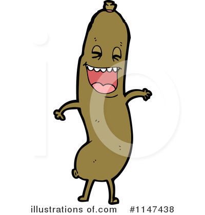 Royalty-Free (RF) Sausage Clipart Illustration by lineartestpilot - Stock Sample #1147438