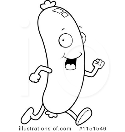Royalty-Free (RF) Sausage Clipart Illustration by Cory Thoman - Stock Sample #1151546