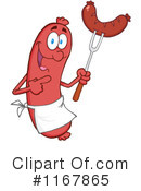 Sausage Clipart #1167865 by Hit Toon