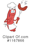 Sausage Clipart #1167866 by Hit Toon