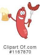 Sausage Clipart #1167870 by Hit Toon