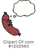 Sausage Clipart #1202960 by lineartestpilot
