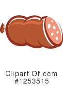 Sausage Clipart #1253515 by Vector Tradition SM