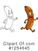 Sausage Clipart #1254645 by Vector Tradition SM