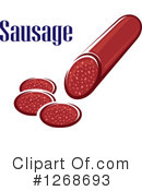 Sausage Clipart #1268693 by Vector Tradition SM