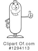 Sausage Clipart #1294113 by Hit Toon
