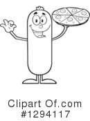 Sausage Clipart #1294117 by Hit Toon