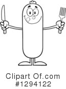 Sausage Clipart #1294122 by Hit Toon