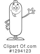 Sausage Clipart #1294123 by Hit Toon