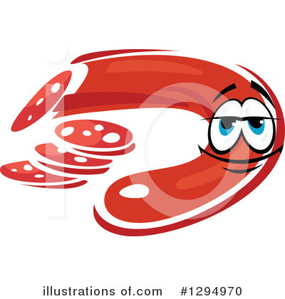 Royalty-Free (RF) Sausage Clipart Illustration by Vector Tradition SM - Stock Sample #1294970