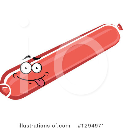Royalty-Free (RF) Sausage Clipart Illustration by Vector Tradition SM - Stock Sample #1294971