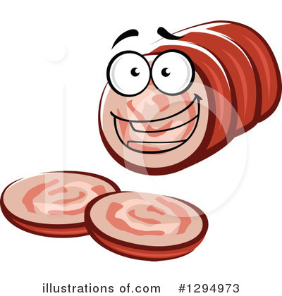 Royalty-Free (RF) Sausage Clipart Illustration by Vector Tradition SM - Stock Sample #1294973