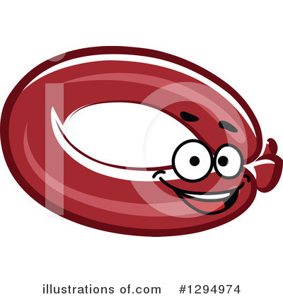 Royalty-Free (RF) Sausage Clipart Illustration by Vector Tradition SM - Stock Sample #1294974